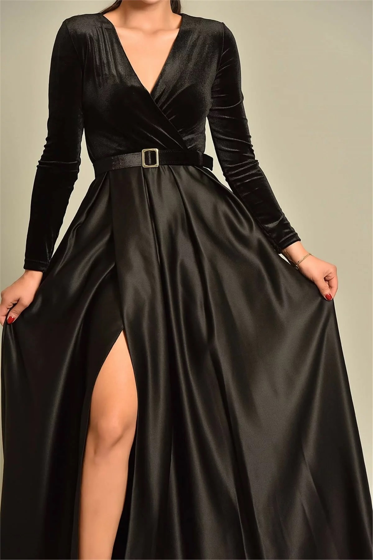 women-s-black-velvet-skirt-slit-design-evening-dress-beren-store